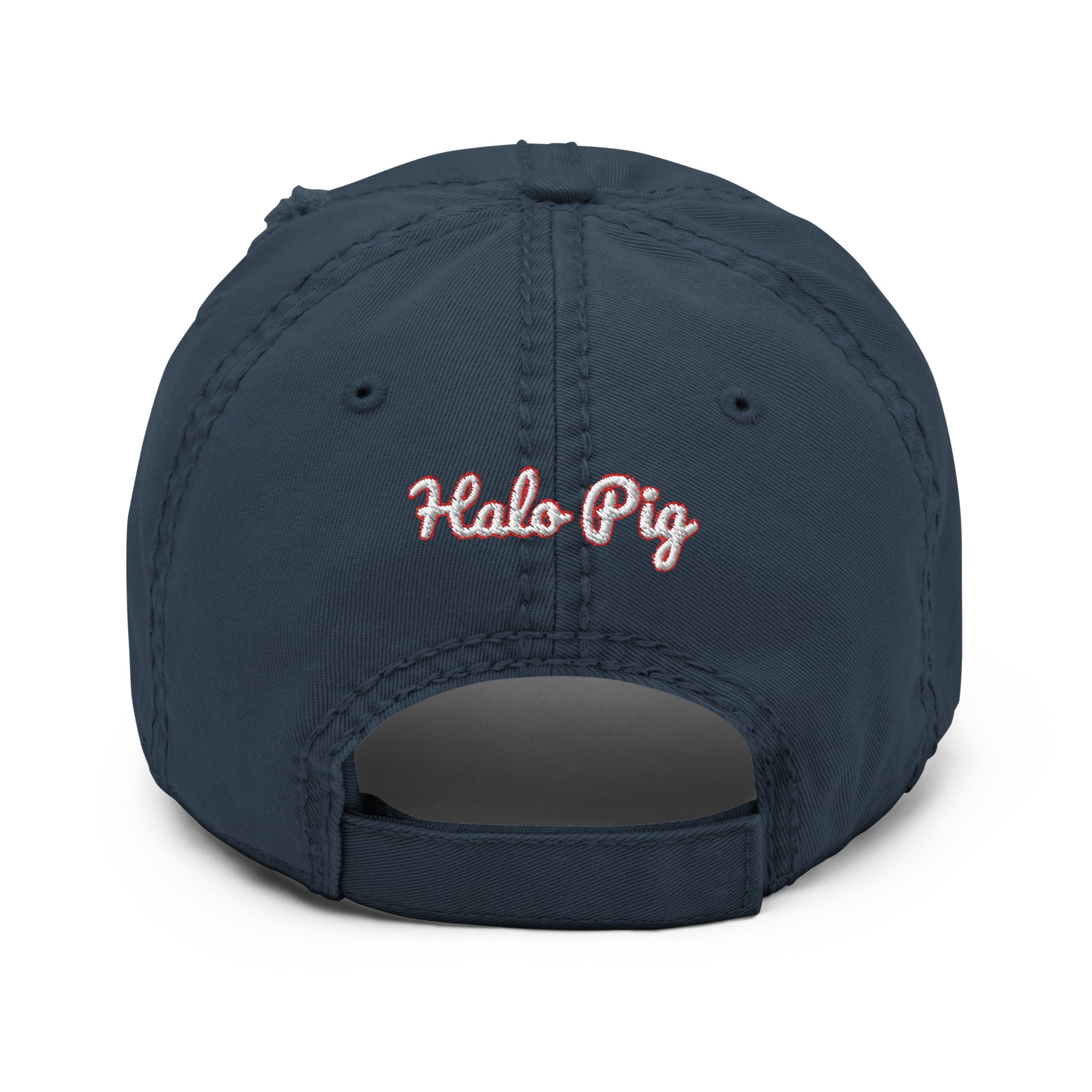 Halo Pig "Redfield" Distressed Dad Hat