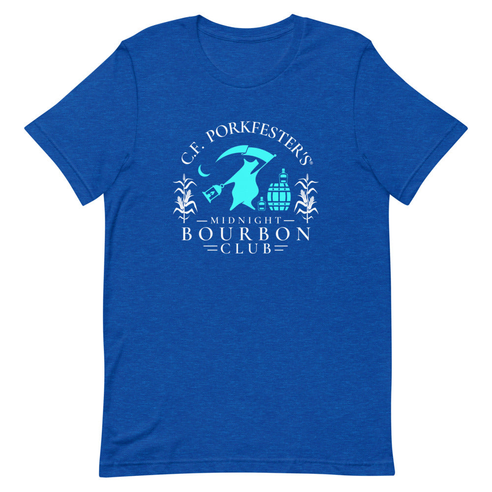 C.F. Porkfester's "Midnight Bourbon Club" Men's/Unisex T-Shirt
