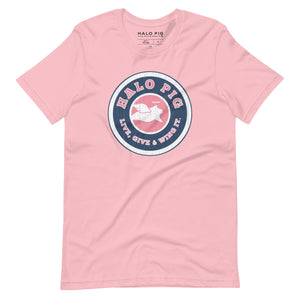 Halo Pig "Woodgrain Biggie" Men's/Unisex T-Shirt