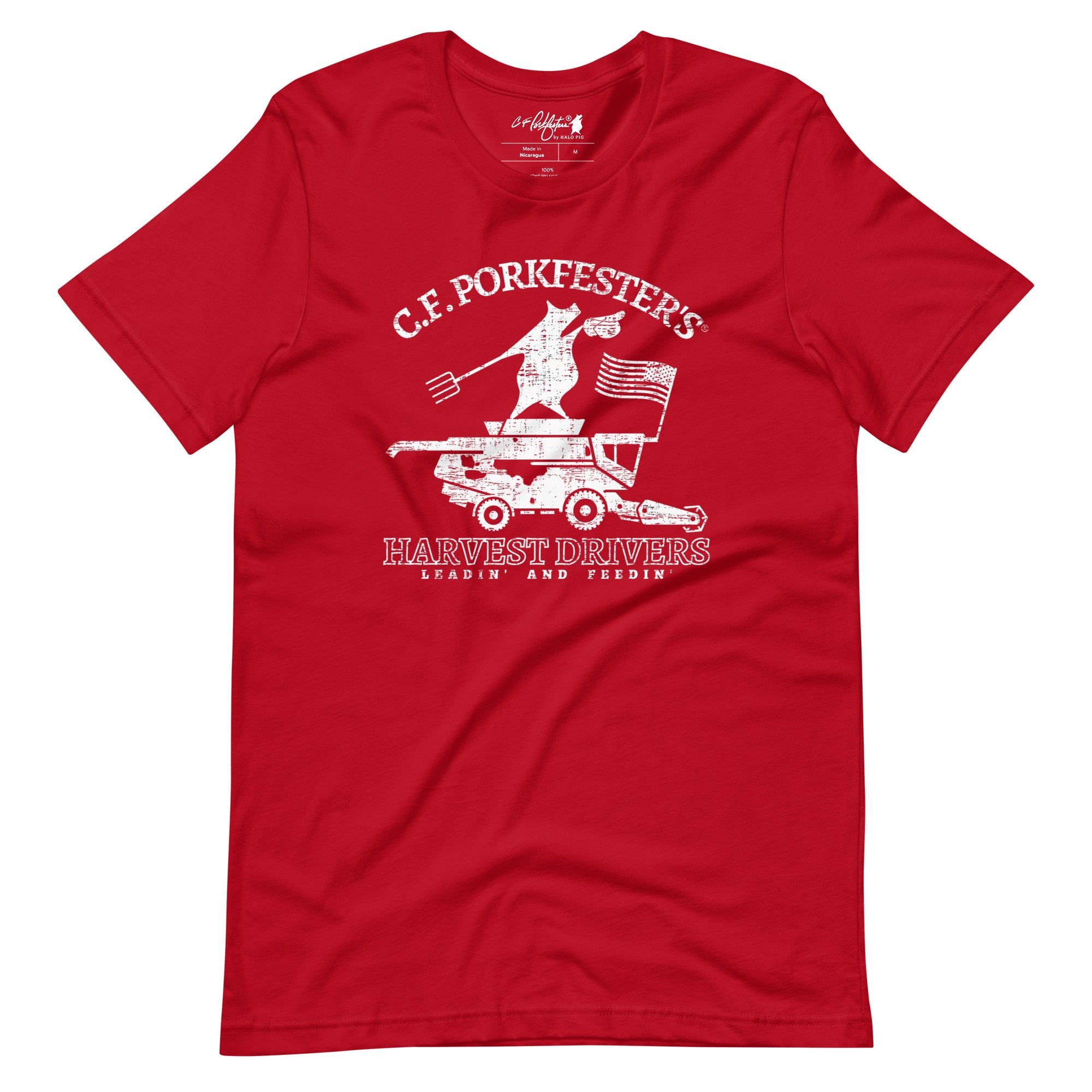 C.F. Porkfester's "Harvest Drivers" Men's/Unisex T-Shirt